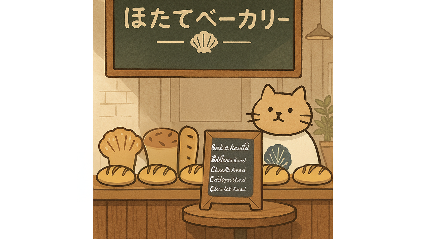 ホタテベーカリーPR中